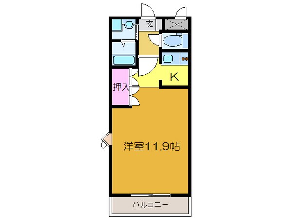 エクセルコートの物件間取画像